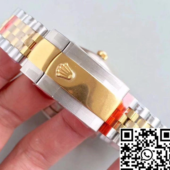 EW Datejust Gold 41MM Rolex Textured Factory Dial Diamond-studded 126333-0003 1217